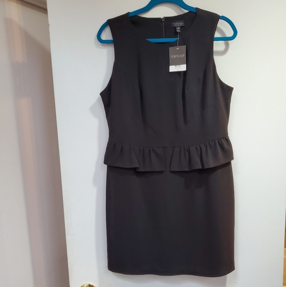 Topshop little black dress size 12